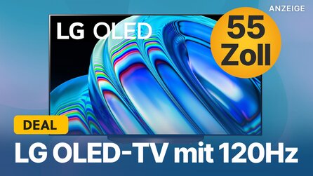 LG OLED-TV im Angebot: 55 Zoll 4K-Fernseher mit 120Hz jetzt günstig bei Amazon abstauben