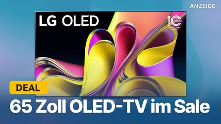 Teaserbild für 65 Zoll LG OLED-TV im Amazon-Angebot: 4K-Fernseher mit 120Hz jetzt noch schnell günstig sichern!