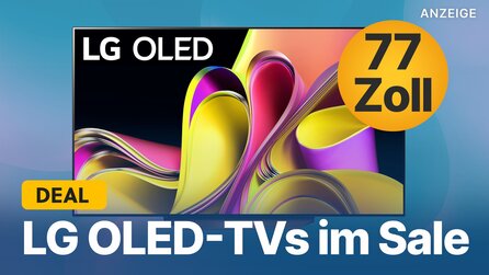 LG OLED-TVs mit bis zu 77 Zoll im Angebot: 4K-Fernseher mit 120Hz im neuen Amazon-Sale schnappen