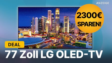 77 Zoll OLED-TV im Angebot: Jetzt 2300€ Rabatt auf neuen LG 4K-Fernseher bei Amazon sichern!