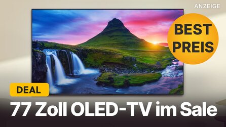 77 Zoll LG OLED-TV im Amazon-Angebot: So günstig gab es diesen riesigen High-End-4K-Fernseher noch nie!