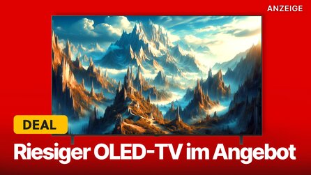 Teaserbild für Riesiger OLED-Fernseher im Amazon-Angebot: 77 Zoll 4K-TV nur für kurze Zeit zum besten Preis aller Zeiten abstauben!