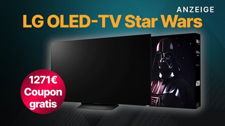 1271€-Coupon geschenkt: Jetzt LG OLED-TV in limitierter Star Wars Edition kaufen