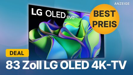 Nur bis morgen: 83 Zoll LG OLED 4K-TV günstig wie nie dank 4500€ Rabatt!