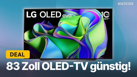 Riesiger OLED-TV im Angebot: 83 Zoll 4K-Fernseher jetzt zum Top-Preis bei Amazon abstauben!