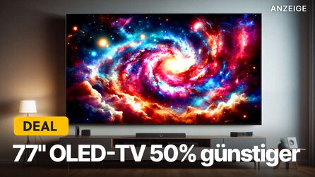 77 Zoll OLED-TV zum halben Preis im Angebot: Riesigen LG 4K-Fernseher aus 2025 jetzt im neuen MediaMarkt-Sale schnappen!