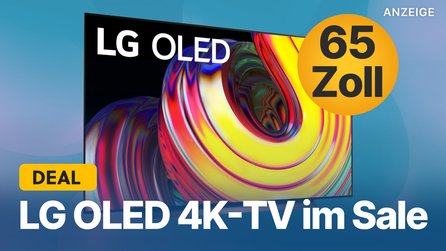 65 Zoll LG OLED-TV günstig bei Amazon: 4K-Fernseher mit 120Hz jetzt für kurze Zeit im Angebot!