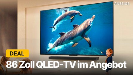 86 Zoll QLED-Fernseher jetzt 57% günstiger im Angebot: Das ist der beste Preis aller Zeiten für diesen eindrucksvollen 4K-TV!