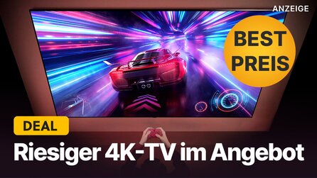 86 Zoll QLED 4K-TV günstig wie nie: Riesigen 120Hz-Fernseher jetzt mit 2150€ Rabatt schnappen!