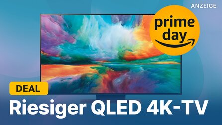 Riesiger QLED-TV günstig wie nie: 86 Zoll 4K-Fernseher jetzt schnell im Prime Day-Angebot abstauben!