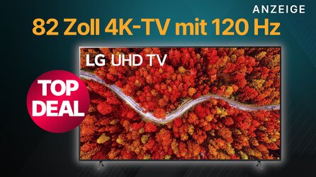 82 Zoll 4K-TV: Jetzt riesigen Gaming-Fernseher für nur 781,15€ sichern