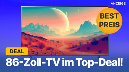 Der günstigste 86-Zoll-Fernseher überhaupt: Riesen-4K-TV jetzt 60% günstiger im Amazon-Angebot!