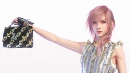 Final Fantasy 13 - Lightning modelt für Louis Vuitton