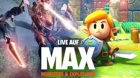 GamePro Live auf MAX - Wir spielen The Surge 2 und Links Awakening