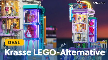 Night City aus Klemmbausteinen? Dieser LEGO-Konkurrent hat eine wunderschöne Cyberpunk-Welt!