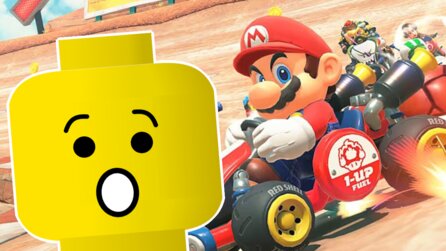 Eines der schmerzhaftesten LEGO-Teile, auf die ihr treten könnt, ist ausgerechnet ein Item aus Mario Kart