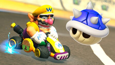Mario Kart World-Spieler zeigt in schmerzhaftem Clip, warum ihr auf dem ersten Platz keine blauen Panzer nutzen solltet