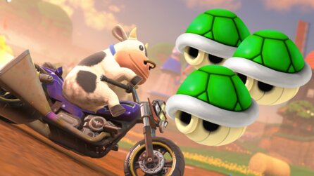 Wie kann ich so schlecht sein?: Zweitplatzierter Yoshi-Spieler verfehlt Erstplatzierten mit vier (!) grünen Panzern