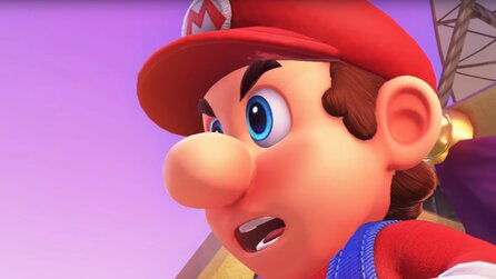 Wow, ohne Bart sieht Mario ganz schön seltsam aus