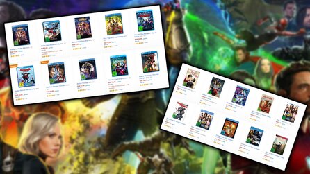 Angebote für Film- und Serien-Fans bei Amazon - Marvel 3-für-2, Blu-rays und DVDs stark reduziert [Anzeige]