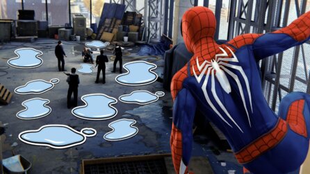 Spider-Man - Update 1.08 macht sich über Pfützen-Skandal lustig