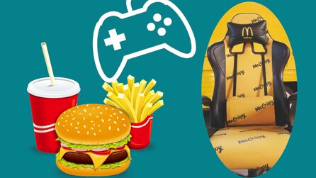 Gaming Stuhl mit Frittenhalter: Dieses McDonalds Möbelstück lässt euch entspannt snacken