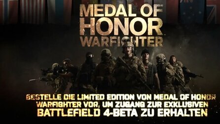 Medal of Honor: Warfighter - Trailer: Vorbesteller-Zugang zu Battlefield 4