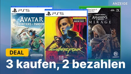 Letzte Chance: Große 3-für-2-Aktion mit AAA-Spielehits für PS5, PS4 + Xbox endet heute!