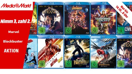 MediaMarkt – Jetzt 3 Marvel-Filme kaufen und nur 2 bezahlen [Anzeige]