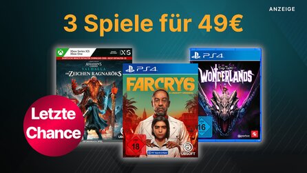 3 für 49€: Nur noch bis Mitternacht Spiele für PS4, PS5 und Xbox günstig sichern