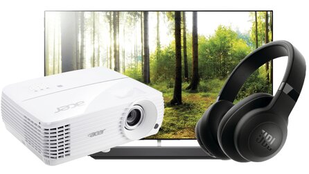 4K-Beamer, Bluetooth-Kopfhörer und OLED-Fernseher günstiger - Angebote bei MediaMarkt [Anzeige]