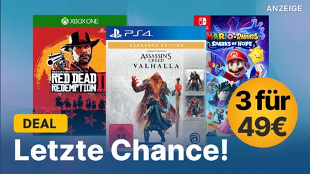 Nur noch bis Sonntag: 3 für 49€ mit Spielen für Switch, PS5 und Xbox bei Amazon + MediaMarkt