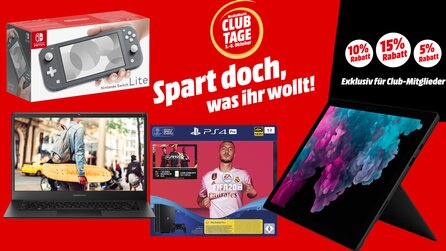 MediaMarkt – Club-Tage mit exklusiven Rabatten auf Konsolen, Fernseher und mehr [Anzeige]