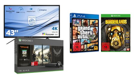 4K Monitor im Bundle mit Xbox One X, GTA 5 zum Bestpreis - Gönn-Dir-Dienstag bei MediaMarkt [Anzeige]
