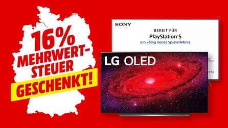 MediaMarkt - Mehrwertsteueraktion: HDMI-2.1-TVs für PS5 + Xbox Series X ab 568,60€ [Anzeige]