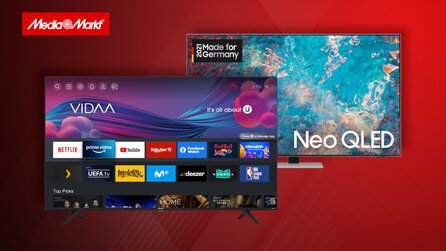 MediaMarkt Sale – Günstige Hisense 4K-TVs + Samsung QLEDs bis 75 Zoll [Anzeige]