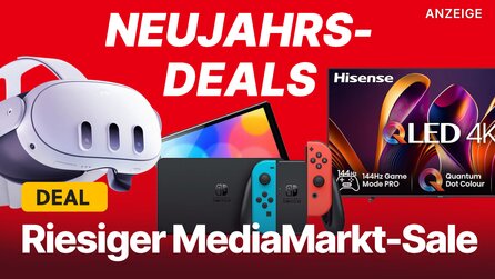 MediaMarkt startet riesigen Neujahrs-Sale mit tausenden Angeboten: Switch OLED, Meta Quest 3, 100 Zoll QLED 4K-TV + mehr!