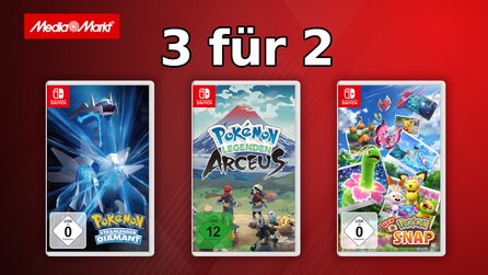 Nintendo Switch – 3 für 2 mit Pokémon-Spielen bei MediaMarkt + Saturn [Anzeige]