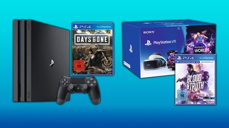 Bundles für PS4 Pro und PlayStation VR im MediaMarkt Prospekt Angebot [Anzeige]