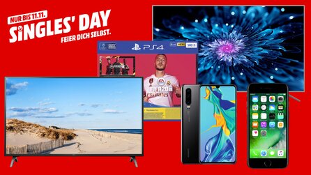 MediaMarkt – Singles Day: PS4-Bundle, 4K-TVs und Smartphones reduziert [Anzeige]