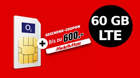 MediaMarkt – 600€ Geschenkcoupon zum Handyvertrag mit 60 GB LTE [Anzeige]