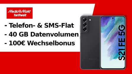 Samsung Galaxy S21 FE – Jetzt mit Handyvertrag über 500€ sparen [Anzeige]