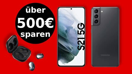 MediaMarkt – Samsung Galaxy S21 günstig im Handyvertrag mit 60 GB LTE [Anzeige]