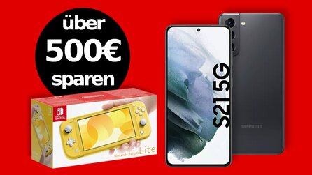MediaMarkt – Tarifangebot: Samsung Galaxy S21 mit Switch Lite und 60 GB LTE [Anzeige]