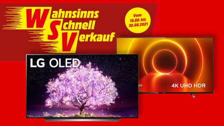 MediaMarkt – Bis zu 300€ Rabatt auf 4K-TVs, 65 Zoll LG OLED C17 im Angebot [Anzeige]