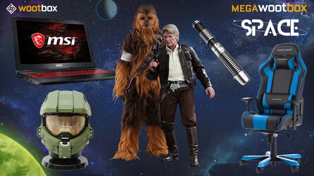 Han Solo und Chewbacca in der Megawootbox »Space« - 2.000-Euro-Kiste für echte Weltraum-Abenteuer