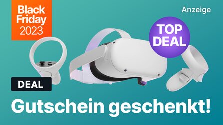 Meta Quest 2 im Black Friday-Angebot: VR-Headset mit 50€ Amazon-Gutschein für nur 299€ sichern!