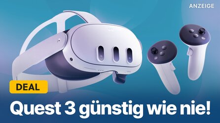 Meta Quest 3 günstig wie nie im Angebot: Die VR-Brille ist jetzt fast 240€ günstiger als noch im September!