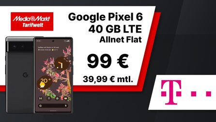 Top-Angebot: Google Pixel 6 mit Telekomvertrag bei MediaMarkt [Anzeige]
