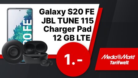 MediaMarkt - Galaxy 20 FE + JBL Tune + Charger Pad mit Handyvertrag [Anzeige]